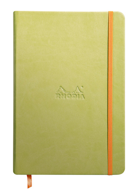 Rhodia Hardcover Notebook - A5 - Anise Green - Lined